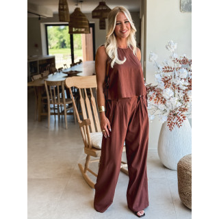 Pantalon Sadia - Chocolat