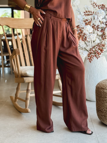 Pantalon Sadia - Chocolat