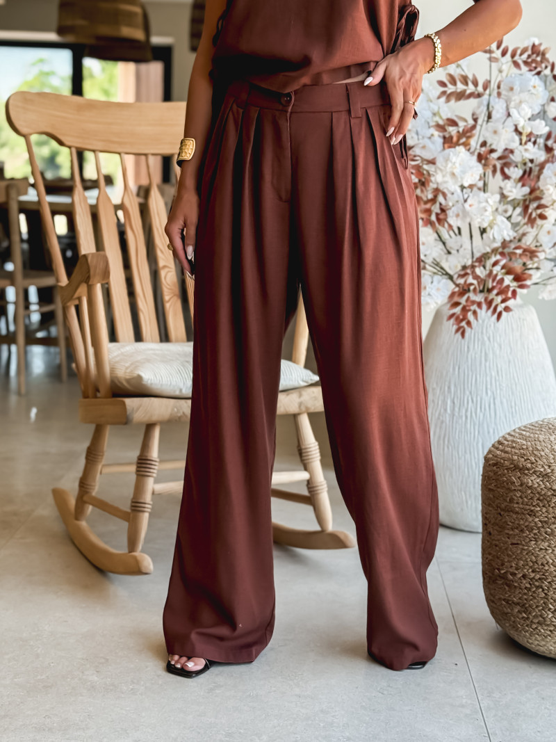 Pantalon Sadia - Chocolat