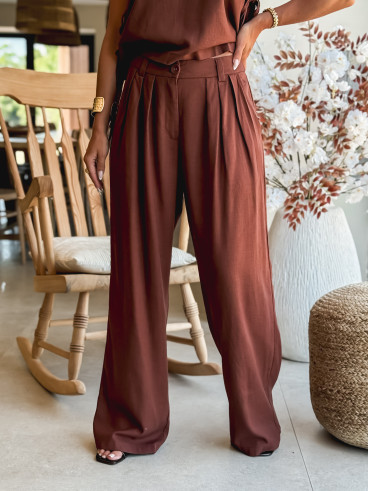 Pantalon Sadia - Chocolat