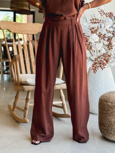 Pantalon Sadia - Chocolat