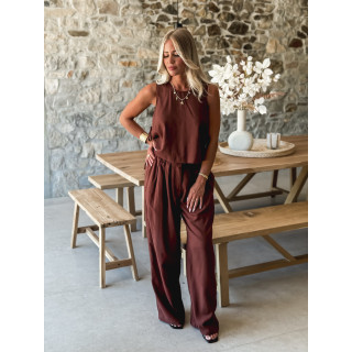 Pantalon Sadia - Chocolat