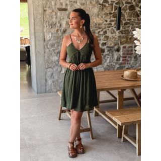 Robe Courte Indira - Kaki