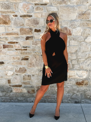 Robe courte Nialle - Noir
