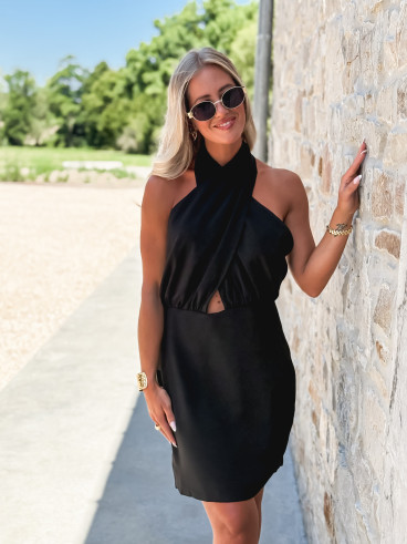Robe courte Nialle - Noir