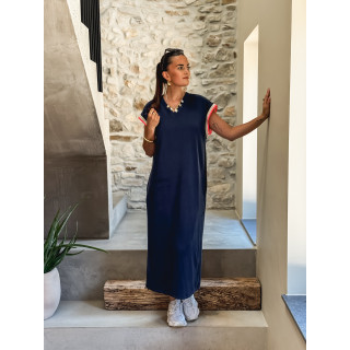 Robe longue Sayana - Bleu marine