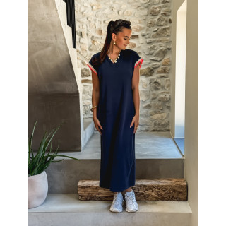 Robe longue Sayana - Bleu marine