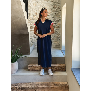 Robe longue Sayana - Bleu marine