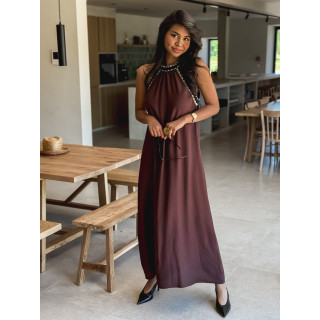 Robe longue Samana - Chocolat