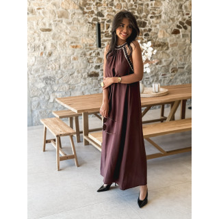 Robe longue Samana - Chocolat