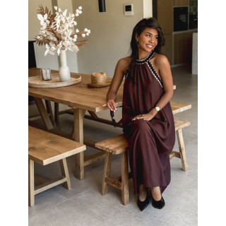 Robe longue Samana - Chocolat