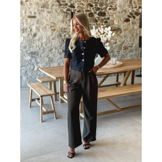 Blouse Mouna - Bleu foncé