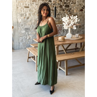 Robe longue Venetta - Kaki