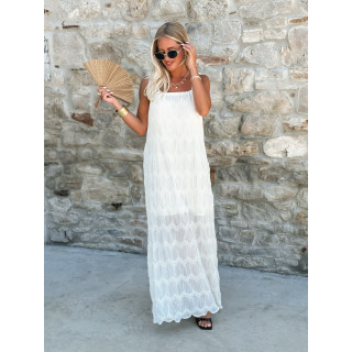 Robe longue Naïra - Beige
