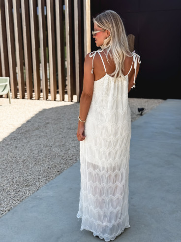 Robe longue Naïra - Beige