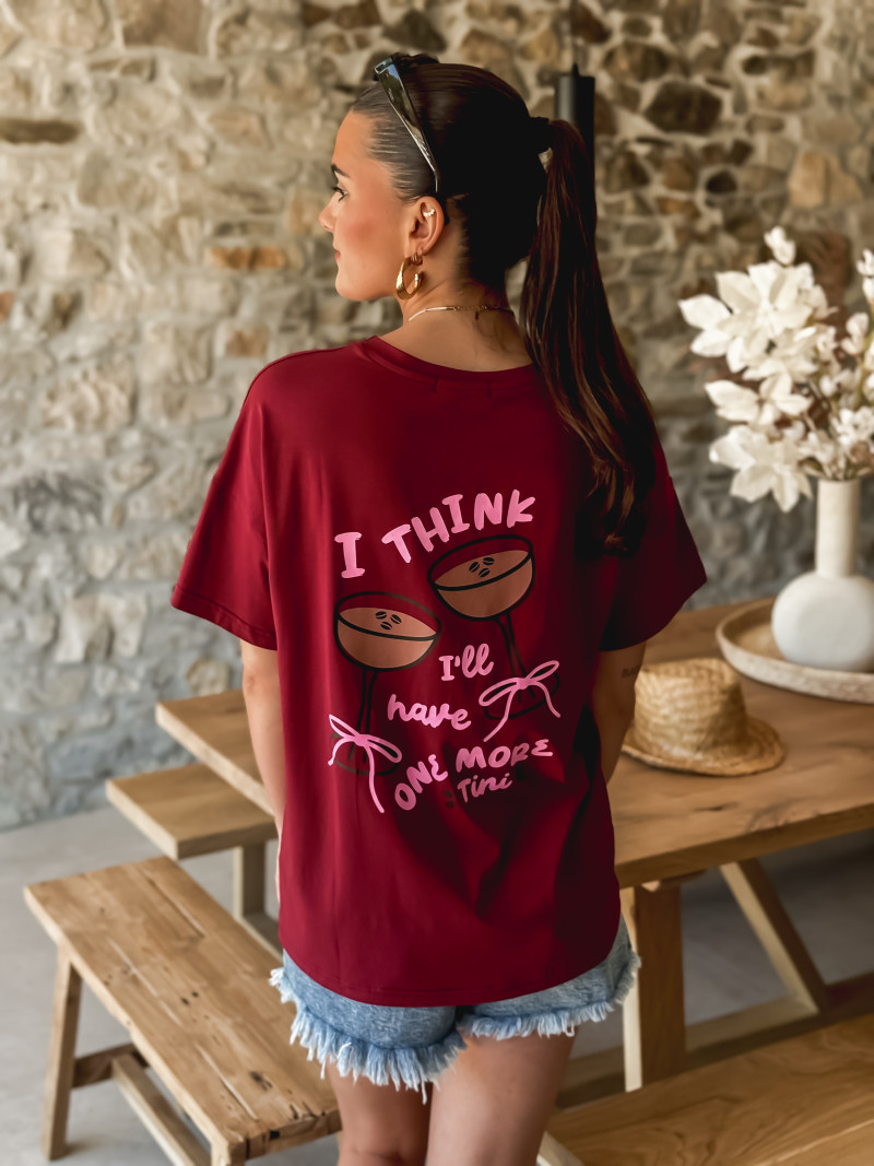 T-shirt Expresso - Bordeaux