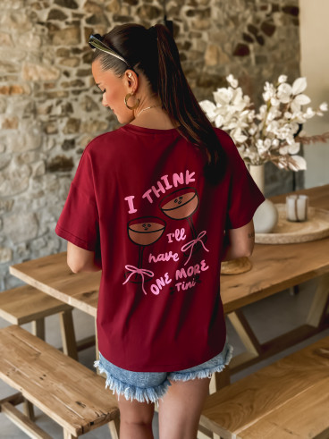 T-shirt Expresso - Bordeaux