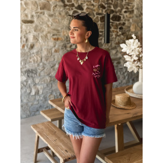 T-shirt Expresso - Bordeaux