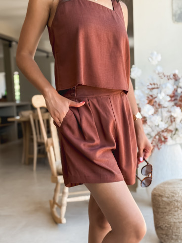 Short Sadia - Chocolat