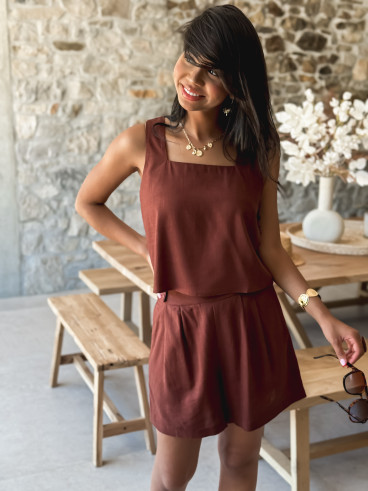 Short Sadia - Chocolat