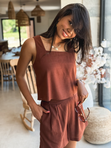 Short Sadia - Chocolat