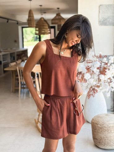 Short Sadia - Chocolat
