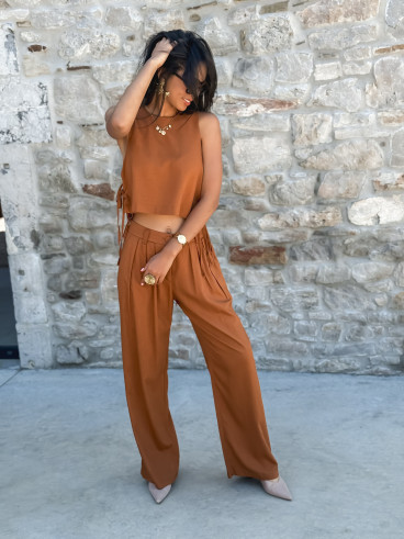 Pantalon Sadia - Camel