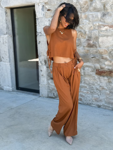 Pantalon Sadia - Camel