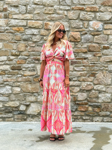 Robe Longue Carlita - Multicolore