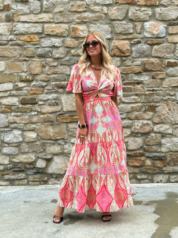 Robe Longue Carlita - Multicolore