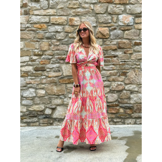 Robe Longue Carlita - Multicolore