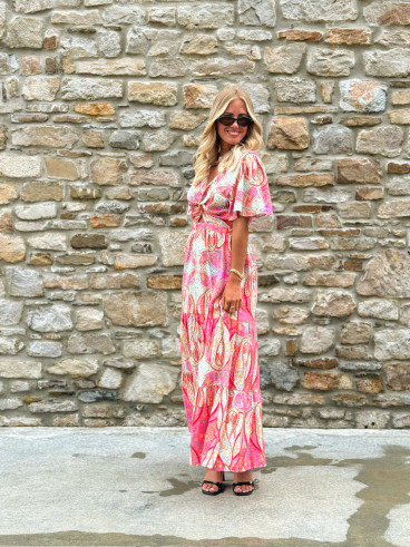 Robe Longue Carlita - Multicolore