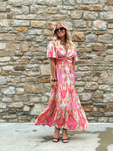 Robe Longue Carlita - Multicolore