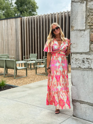 Robe Longue Carlita - Multicolore
