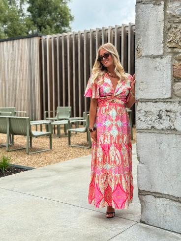 Robe Longue Carlita - Multicolore