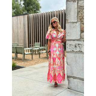 Robe Longue Carlita - Multicolore