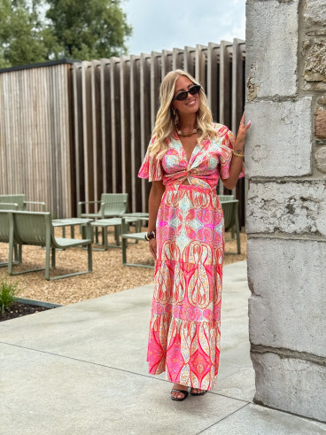 Robe Longue Carlita - Multicolore