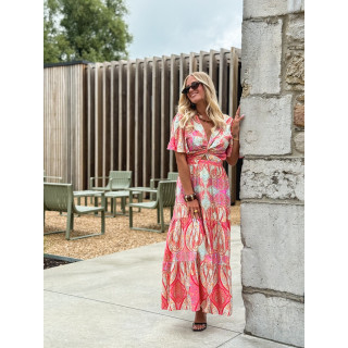 Robe Longue Carlita - Multicolore