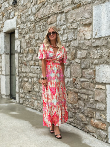Robe Longue Carlita - Multicolore