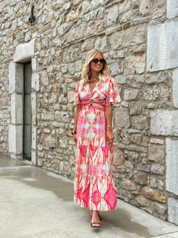 Robe Longue Carlita - Multicolore