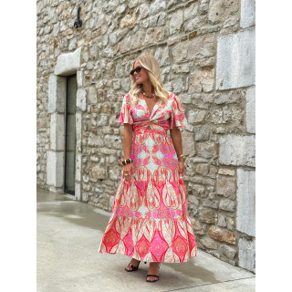 Robe Longue Carlita - Multicolore