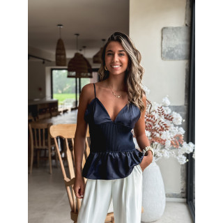 Blouse Manal - Bleu Marine