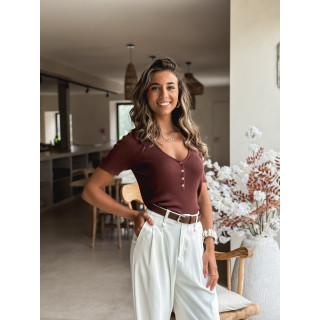 Blouse Eloïa - Chocolat