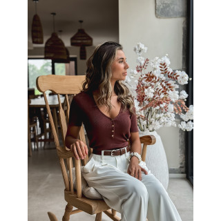 Blouse Eloïa - Chocolat