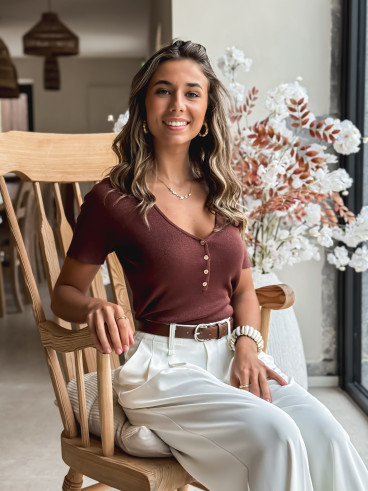 Blouse Eloïa - Chocolat