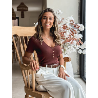 Blouse Eloïa - Chocolat
