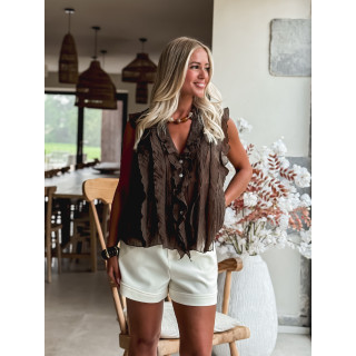 Blouse Loéna - Chocolat