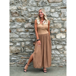 Robe longue Marinna - Camel