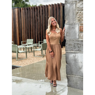 Robe longue Marinna - Camel