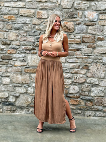 Robe longue Marinna - Camel